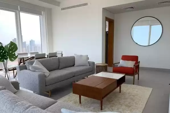 سكني عقار جاهز 2 + غرفة خادمة نصف مفروش شقة  للإيجار في الكويت #24507 - 1  صورة 