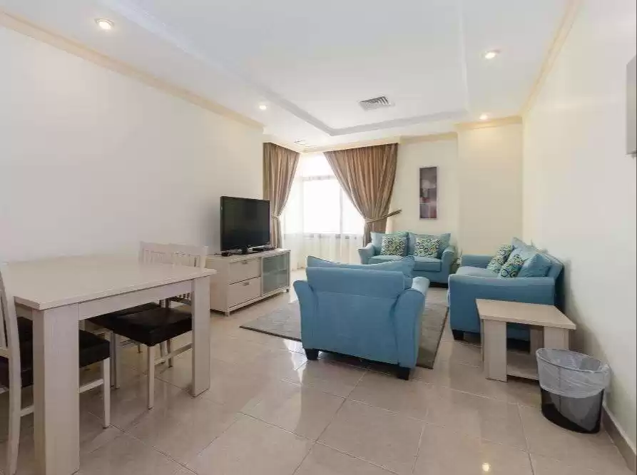 سكني عقار جاهز 2 غرف  مفروش شقة  للإيجار في الكويت #24879 - 1  صورة 