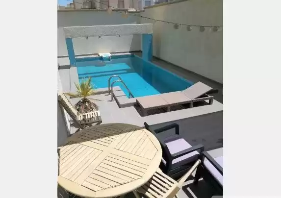 Residential Ready Property 1 Bedroom F/F Apartment  for rent in Kuwait #25134 - 1  image 