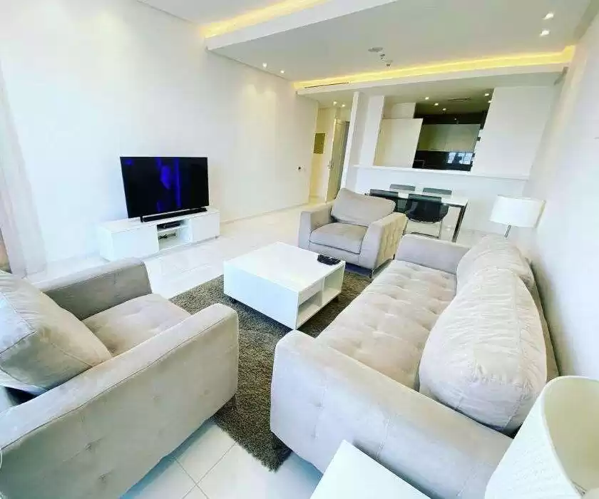سكني عقار جاهز 2 غرف  مفروش شقة  للإيجار في الكويت #25141 - 1  صورة 