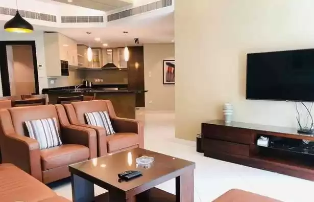 yerleşim Hazır Mülk 2 yatak odası F/F Apartman  kiralık içinde Al-Manamah #27591 - 1  image 