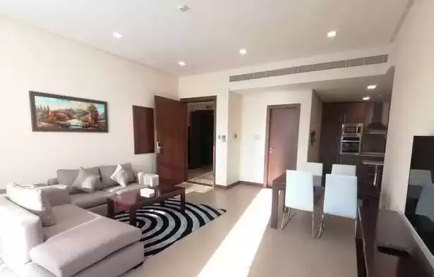 yerleşim Hazır Mülk 2 yatak odası F/F Apartman  kiralık içinde Al-Manamah #27840 - 1  image 