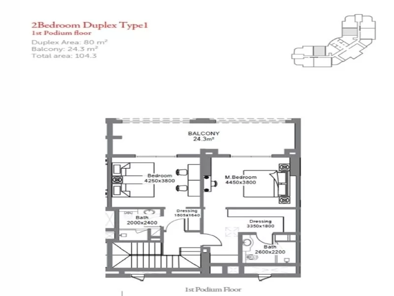Gemischte Benutzung Klaar eigendom 1 Schlafzimmer F/F Wohnung  zu vermieten in Doha #34254 - 6  image 