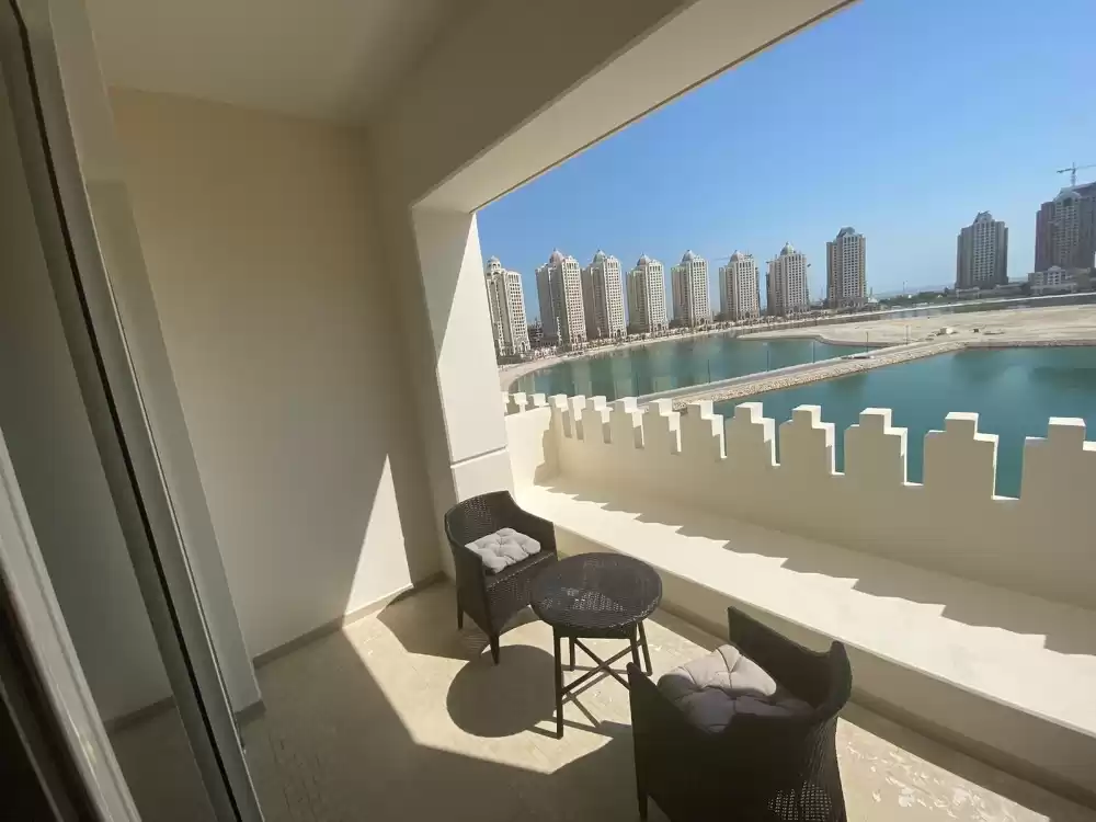Wohn Klaar eigendom 1 Schlafzimmer F/F Wohnung  zu vermieten in Al Sadd , Doha #7320 - 1  image 