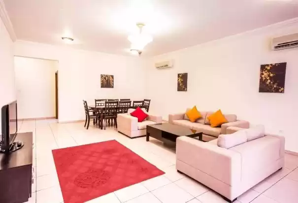 Résidentiel Propriété prête 3 chambres F / F Villa à Compound  a louer au Al-Sadd , Doha #8241 - 1  image 