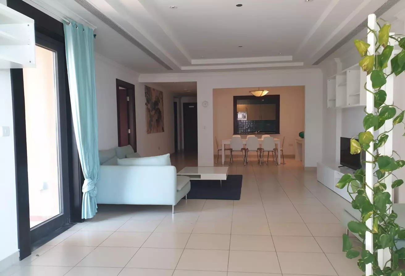 Wohn Klaar eigendom 1 Schlafzimmer F/F Wohnung  zu vermieten in Al Sadd , Doha #8467 - 1  image 