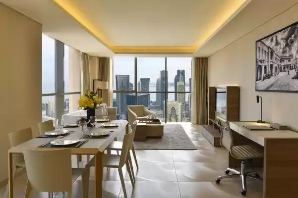 Residential Ready Property 2 Bedrooms F/F Apartment  for rent in Al Sadd , Doha #8766 - 1  image 