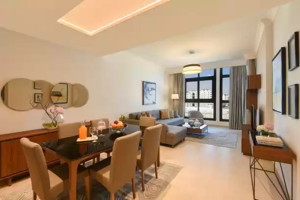 Wohn Klaar eigendom 1 Schlafzimmer F/F Wohnung  zu vermieten in Al Sadd , Doha #8821 - 1  image 