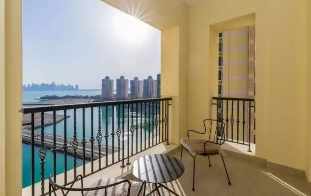 住宅 就绪物业 2 间卧室 楼/楼 公寓  出租 在 萨德 , 多哈 #8835 - 1  image 