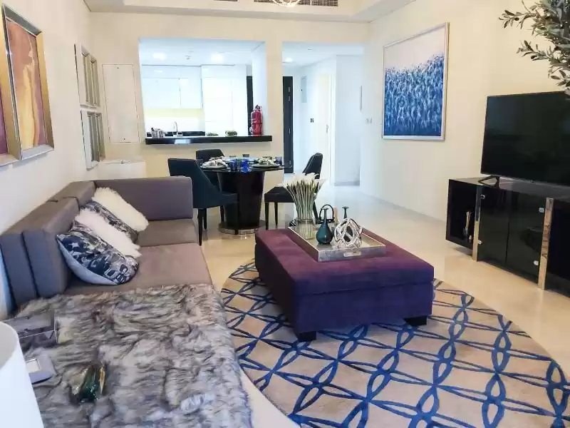 Wohn Klaar eigendom 2 Schlafzimmer F/F Wohnung  zu vermieten in Al Sadd , Doha #8940 - 1  image 