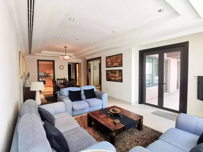 Residential Ready Property 2 Bedrooms F/F Apartment  for rent in Al Sadd , Doha #8941 - 1  image 