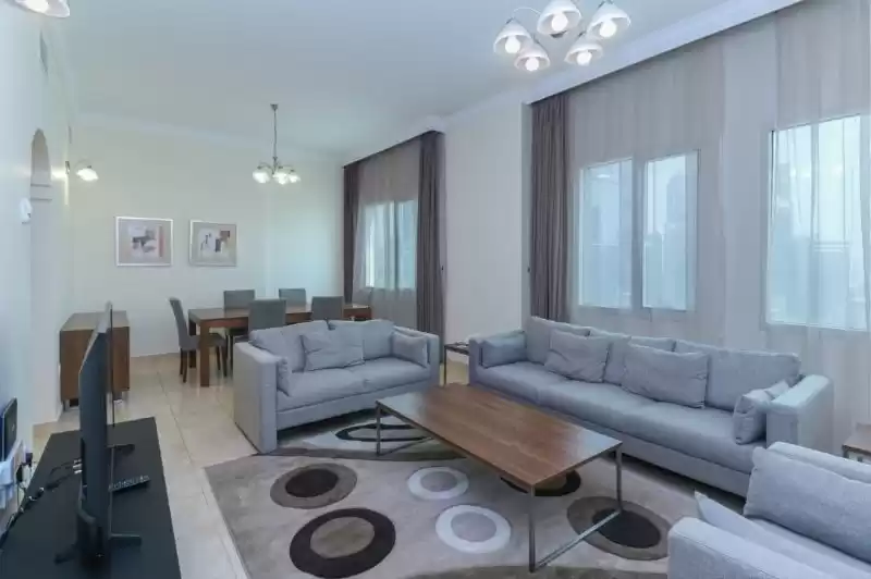 Residential Ready Property 3 Bedrooms F/F Apartment  for rent in Al Sadd , Doha #9075 - 1  image 