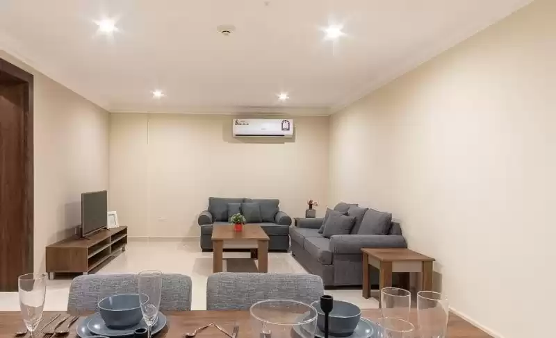 住宅 就绪物业 2 间卧室 楼/楼 公寓  出租 在 萨德 , 多哈 #9315 - 1  image 