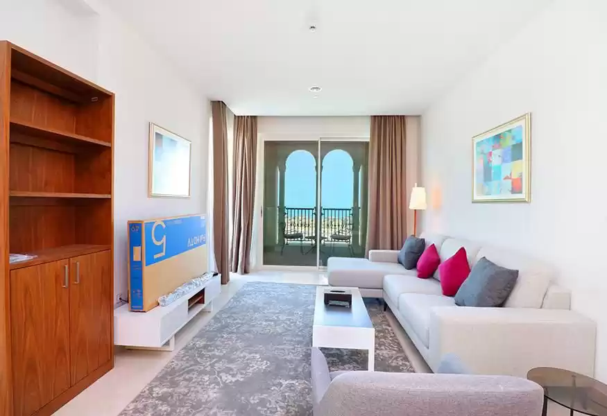 Résidentiel Propriété prête 1 chambre F / F Appartement  a louer au Al-Sadd , Doha #9622 - 1  image 