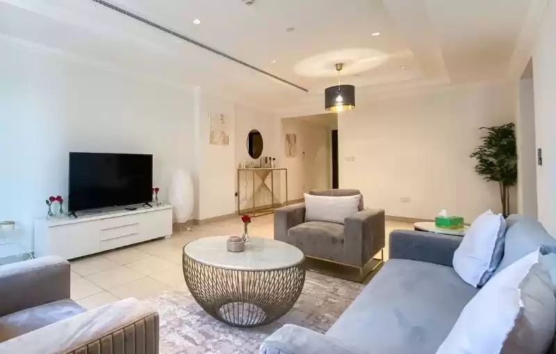 住宅 就绪物业 1 间卧室 楼/楼 公寓  出租 在 萨德 , 多哈 #9726 - 1  image 